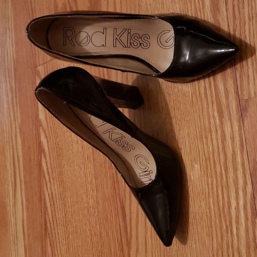 Patton Black Heels